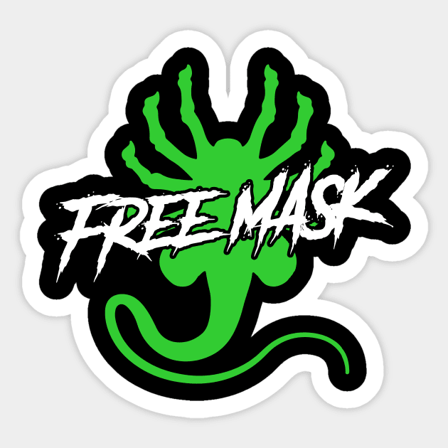 Free Mask Sticker by WMKDesign